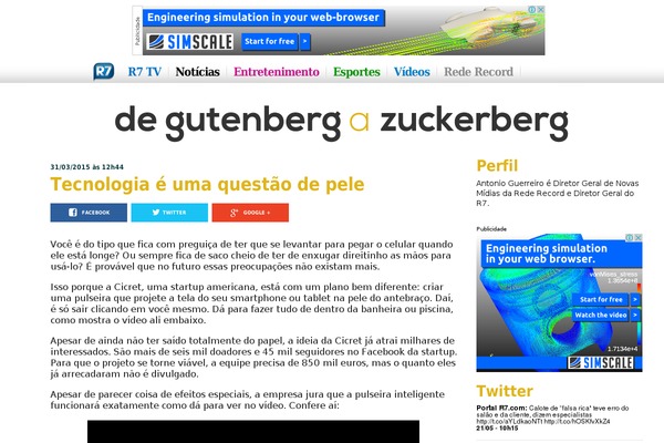 gutzuck.com site used De-gutenberg-a-zukerberg