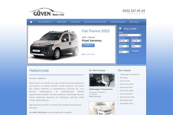 guvenrentacar.net site used Guven