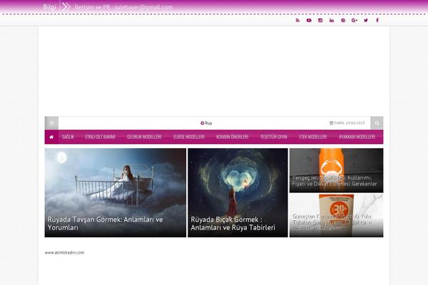 Esenkadin theme site design template sample