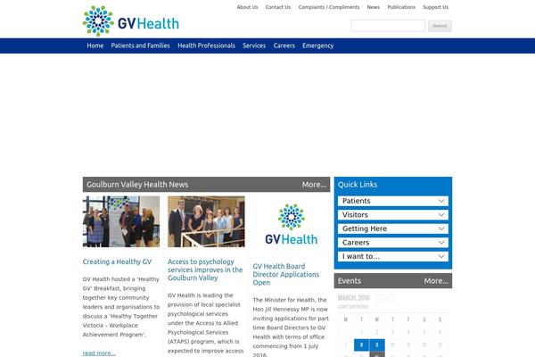 gvhealth.org.au site used Gvh