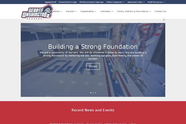 WordPress website example screenshot