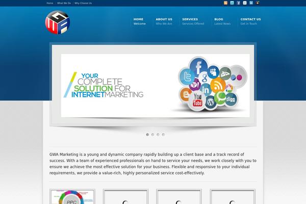 WordPress website example screenshot