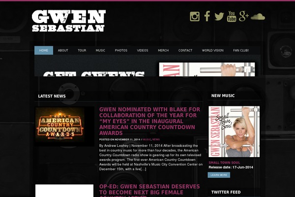 gwensebastian.com site used Wp_hernan5-v1.1