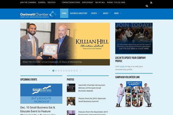 Magazine theme site design template sample