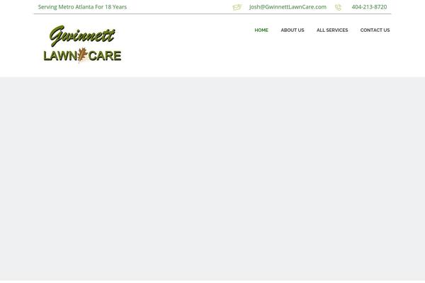 Landscape theme site design template sample