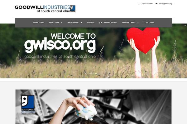 gwisco.org site used Charity Hub v1.02