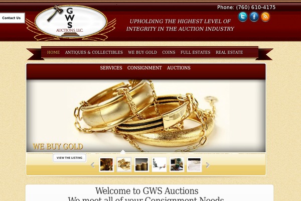 gwsauctions.com site used Gsw