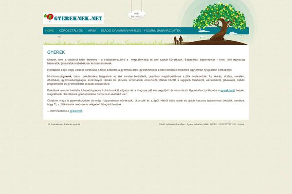 gyereknek.net site used Child-care-creative-wordpress