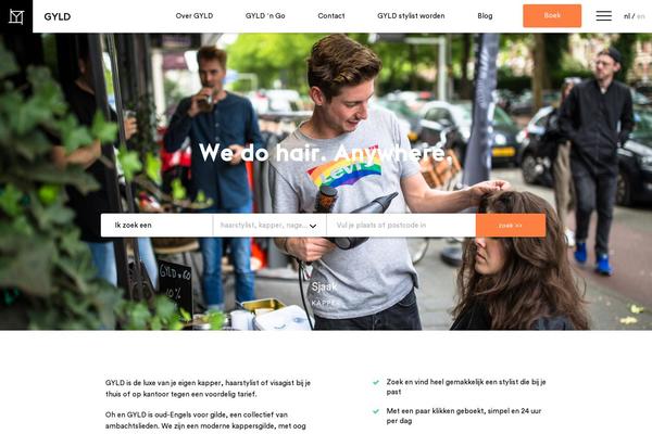 WordPress website example screenshot