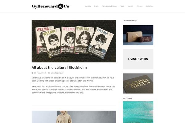 Total theme site design template sample