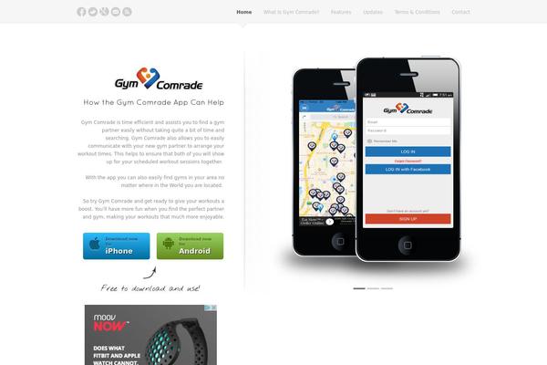 Customizr theme site design template sample