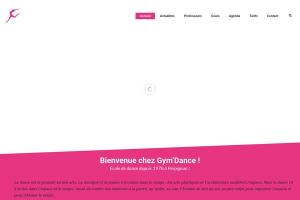 gymdance.fr site used Dance-studio