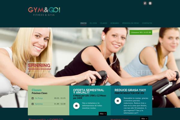 GymBase theme site design template sample