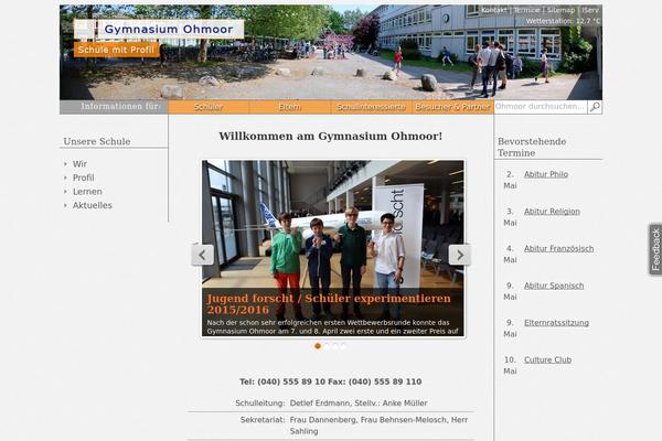 gymnasium-ohmoor.de site used Ohmoor