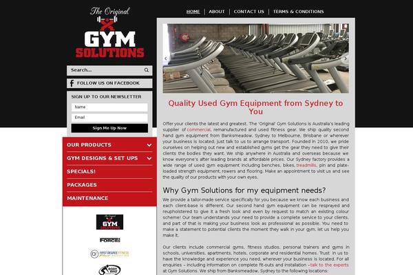 gymsolutions.com.au site used Gymsolutions_v1