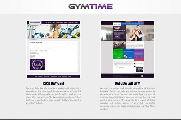 gymtime.com.au site used Gymtime