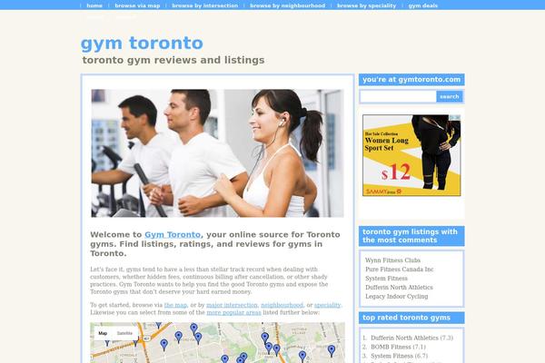 gymtoronto.com site used Themepod