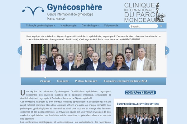 gynecosphere.com site used Delegate