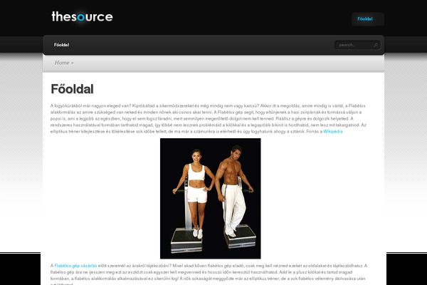 TheSource theme site design template sample