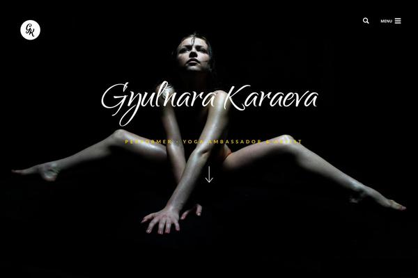 gyulnarakaraeva.com site used Gyulanara