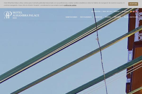 Alhambra theme site design template sample