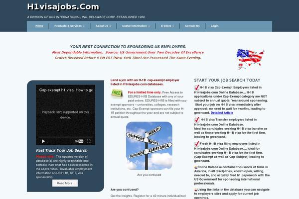 h1visajobs.com site used Boldgrid-uptempo