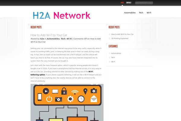 WordPress website example screenshot