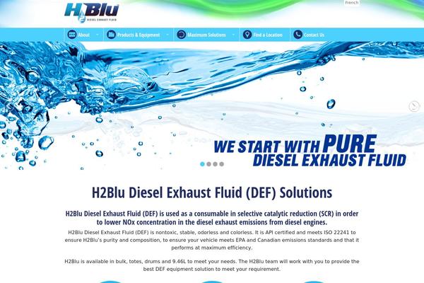 h2blu.ca site used H2blu