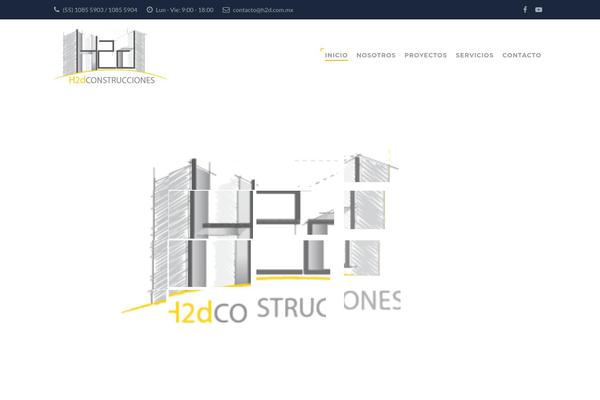 Structure-child theme site design template sample