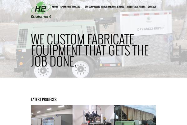 h2equipment.ca site used H2equipment