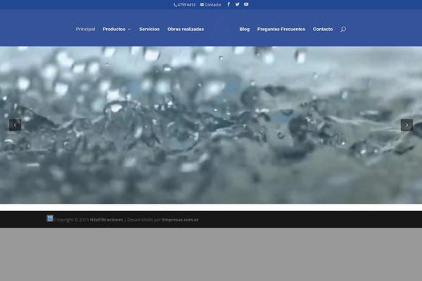 h2ofiltraciones.com.ar site used H2ofiltraciones