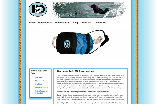 h2orescuegear.com site used H2o