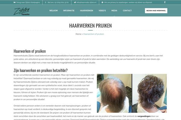 haarwerkenpruiken.nl site used Haarmodezijlstra