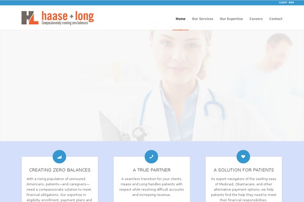 Enfold theme site design template sample