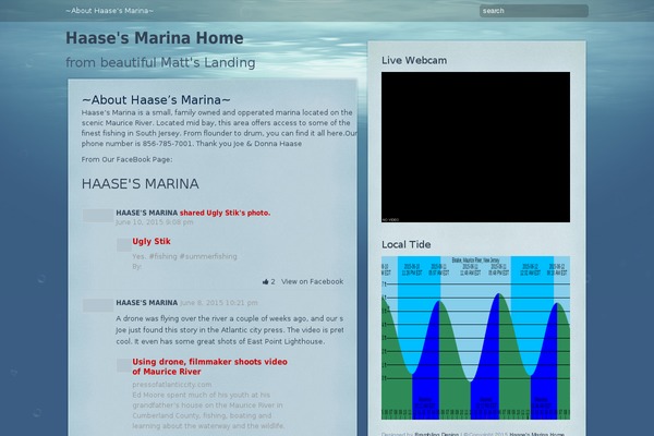 Underwater theme site design template sample