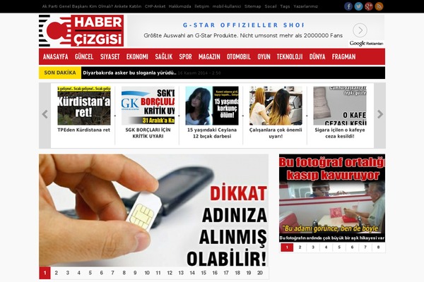 habercizgisi.com site used Habern-pro