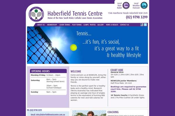 haberfieldtennis.com.au site used Haberfield