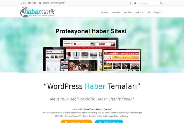 Habermatik WordPress theme, websites list used Habermatik theme Habermatik theme websites examples