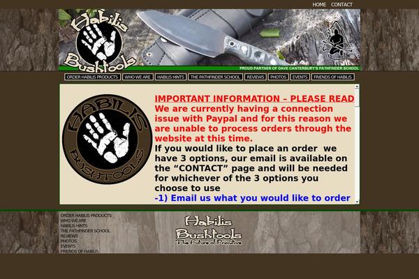 habilisbushtools.com site used Darlingtemplate