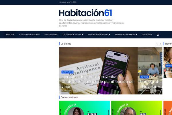 habitacion61.com site used Newscard-pro