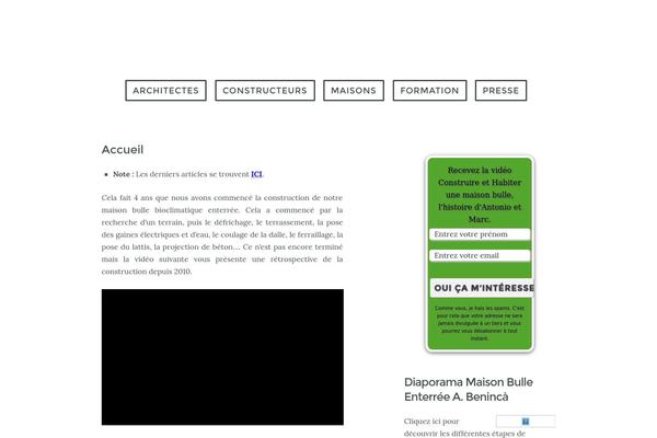 WordPress website example screenshot