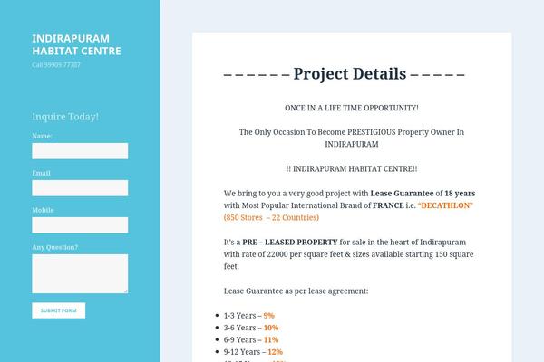 Twenty Fifteen theme site design template sample