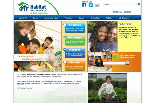 habitatdane.org site used Habitat-theme