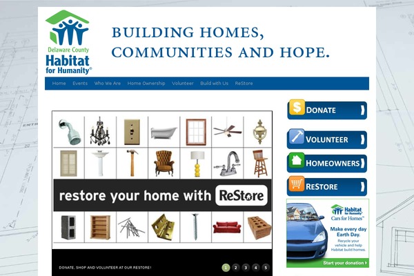 habitatdelawareco.org site used Teczilla