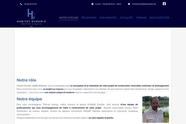 habitatdurable.net site used Constructo4.1.7