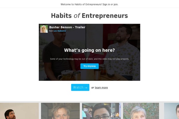 habits theme websites examples