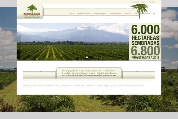 WordPress website example screenshot