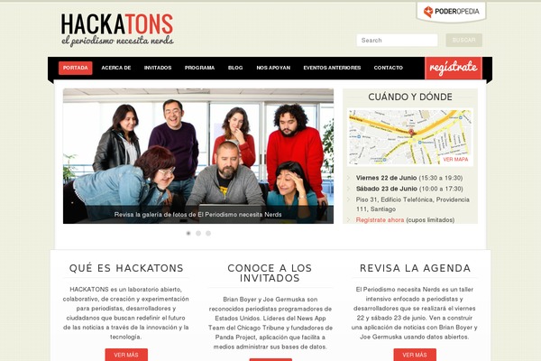 hackatons.org site used Campaign
