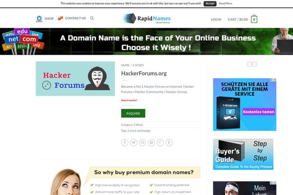 hackerforums.org site used Flatsome_new