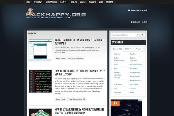 hackhappy.org site used Cellazine